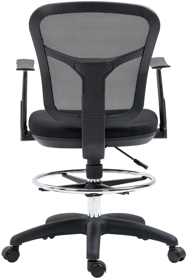 Vinsetto Ergonomiška rašomojo stalo kėdė su kojų atrama 95-115 cm - juoda