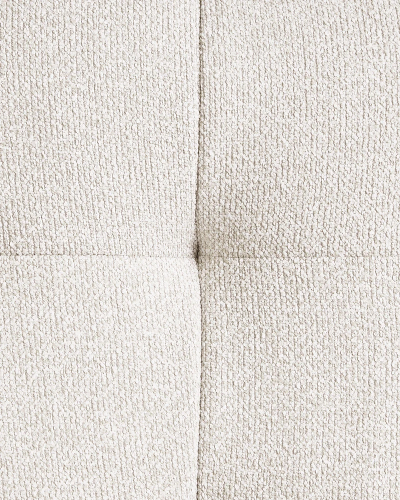 Sofa Beliani Besisukantis krėslas MOLLE II su kojų atrama, šviesiai smėlio spalvos