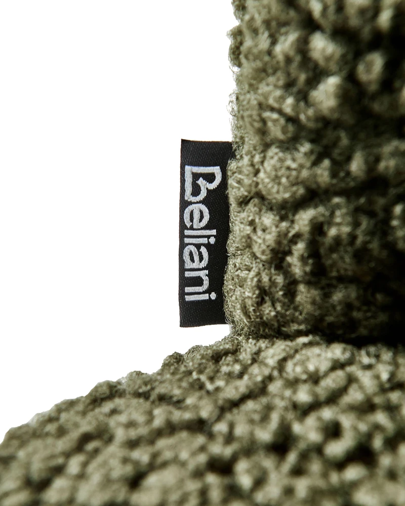 Fotelis Beliani Fotel LOVELOCK boucle tamsiai žalias