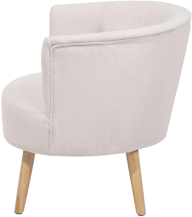 Fotelis Beliani Fotel ODENZEN, kreminė balta