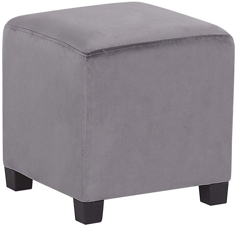 Sofa Beliani Fotel SANDSET welūrinis pilkas