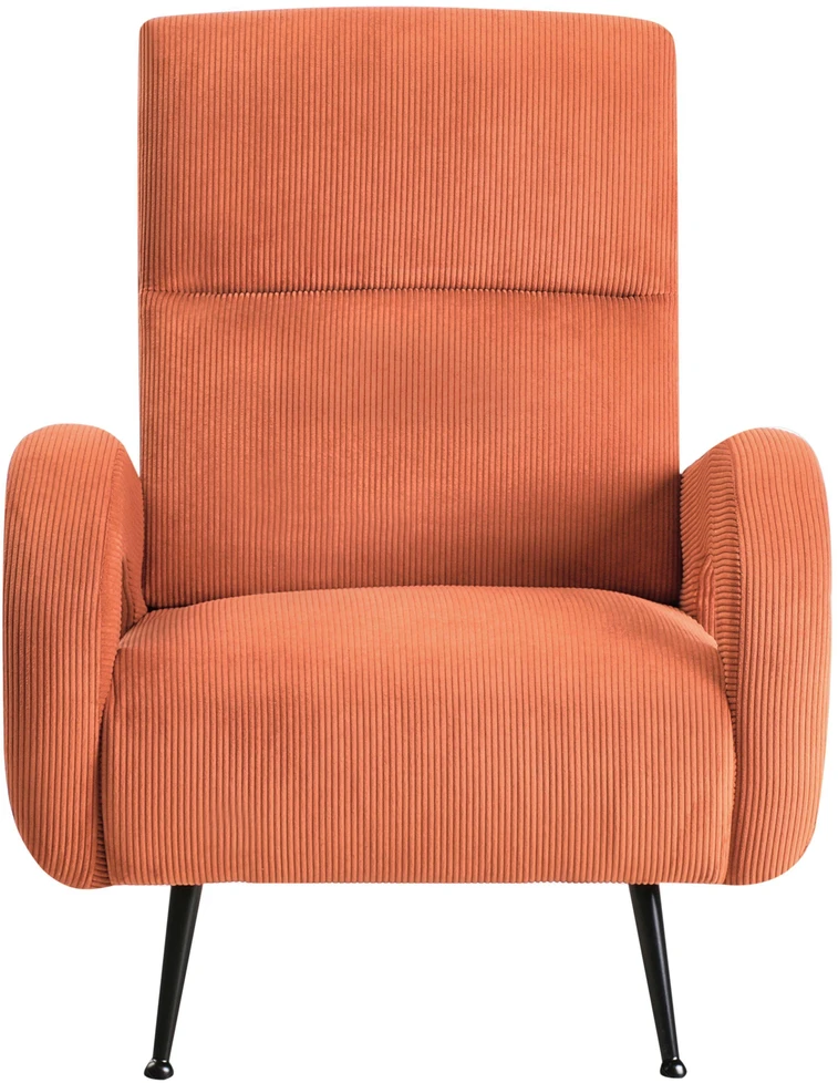 Fotelis Beliani Fotel SVALOV, velvetinis, oranžinis