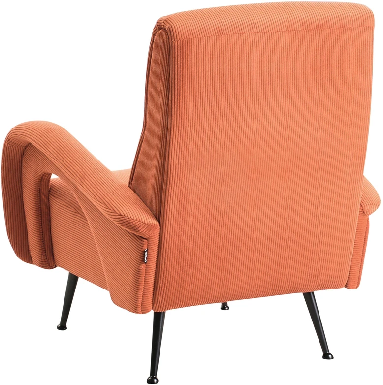 Fotelis Beliani Fotel SVALOV, velvetinis, oranžinis