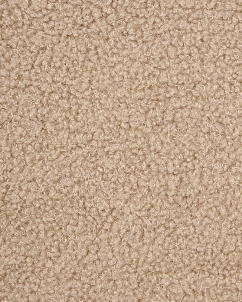 Fotelis Beliani Fotelė SENNELS Boucle smėlio spalvos
