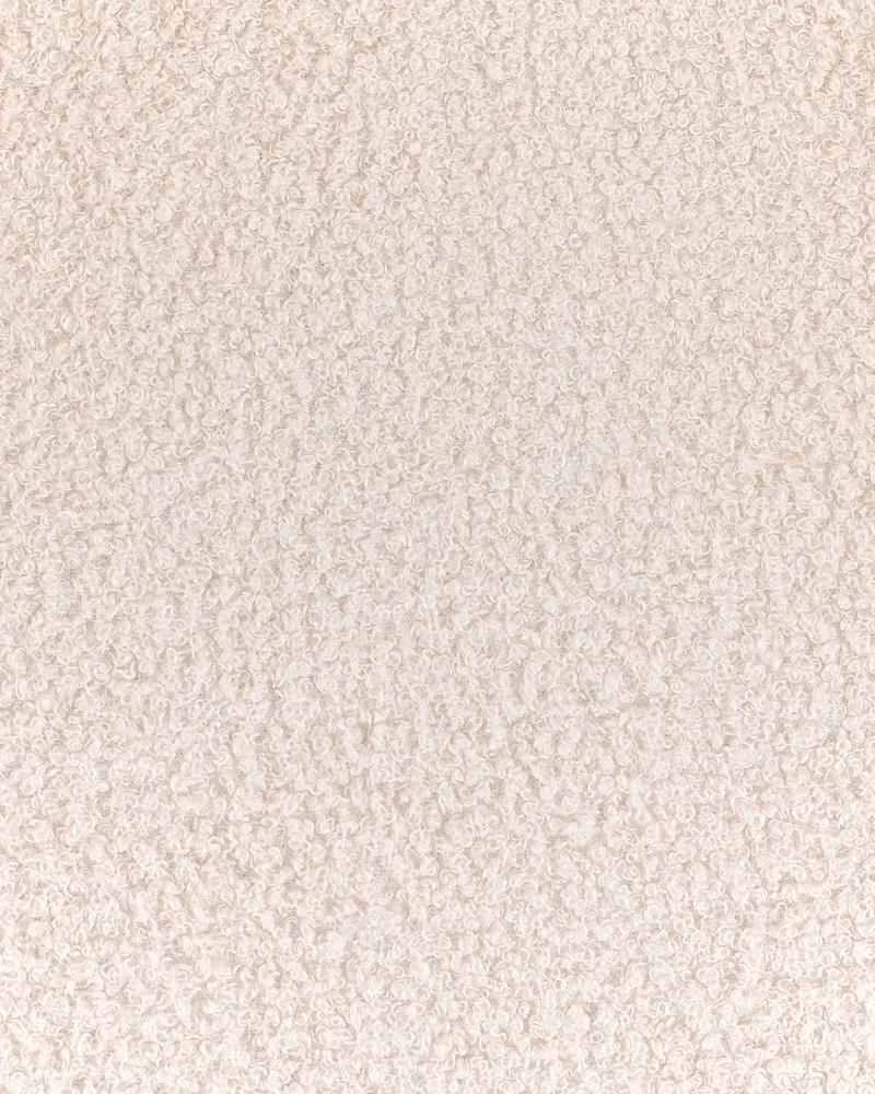 Fotelis Beliani Supamas krėslas NORBY Boucle šviesiai smėlio spalvos