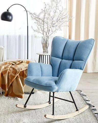 Fotelis Beliani Supamasis krėslas OULU, mėlynas