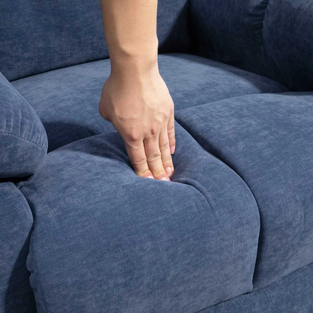 Fotelis HOMCOM masažinis krėslas, elektrinis TV krėslas su šildymo funkcija, atlošiamas, besisukantis masažinis krėslas su spyruoklių sistema, 4 šoninėmis kišenėmis ir nuotolinio valdymo pulteliu, mėlynas | Aosom