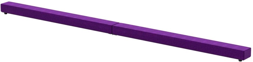 HOMCOM 210 cm gimnastikos balansas, skirtas naudoti lauke ir viduje, sulankstomas, iki 120 kg, violetinis