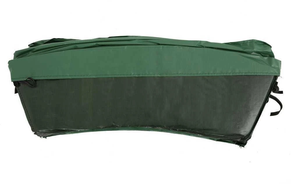 HOMCOM batuto priedų rinkinys, krašto danga, apsauginis tinklas, tentas nuo oro sąlygų, 8ft–15ft (244–457 cm) batutams, Ø 305 cm, žalias
