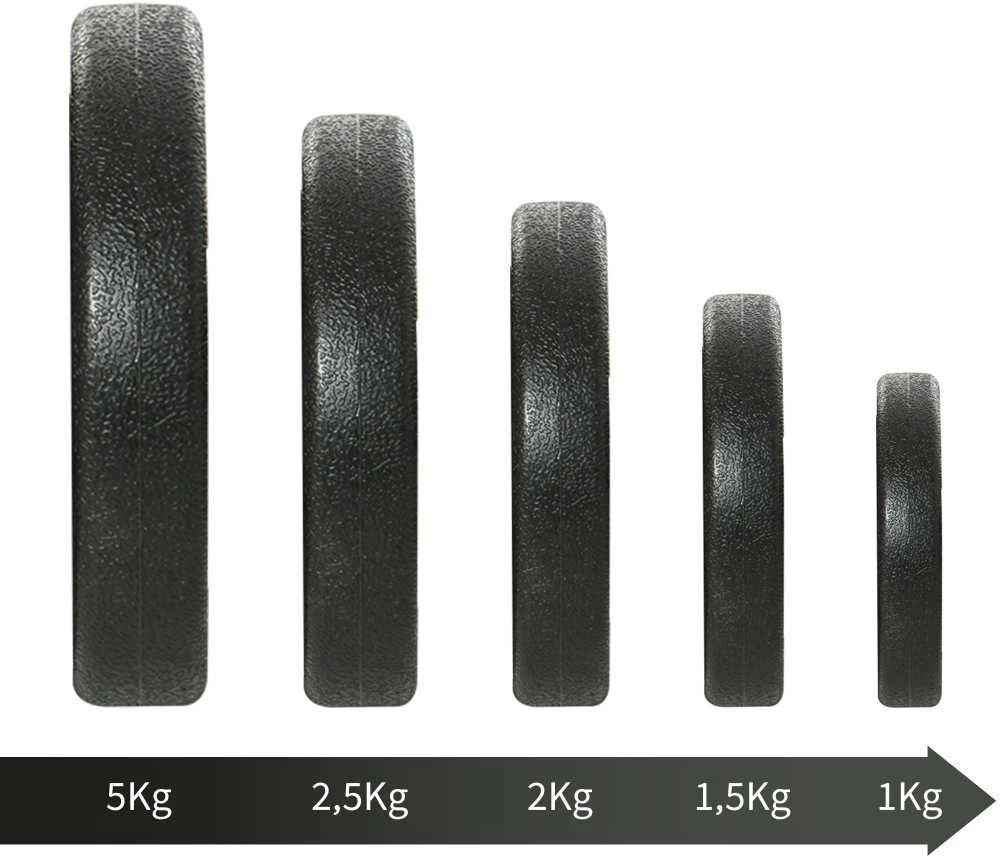 HOMCOM hantelių rinkinys, 2 vnt. trumpųjų hantelių, 50 kg hantelių rinkinys su 2 hantelių strypais, 12 svorių ir 4 žvaigždutės formos užraktais, plieno, juodas