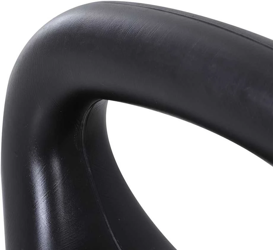 HOMCOM virdulinis svarmuo (kettlebell) 8kg, užpildytas smėliu, pradedantiesiems, juodas