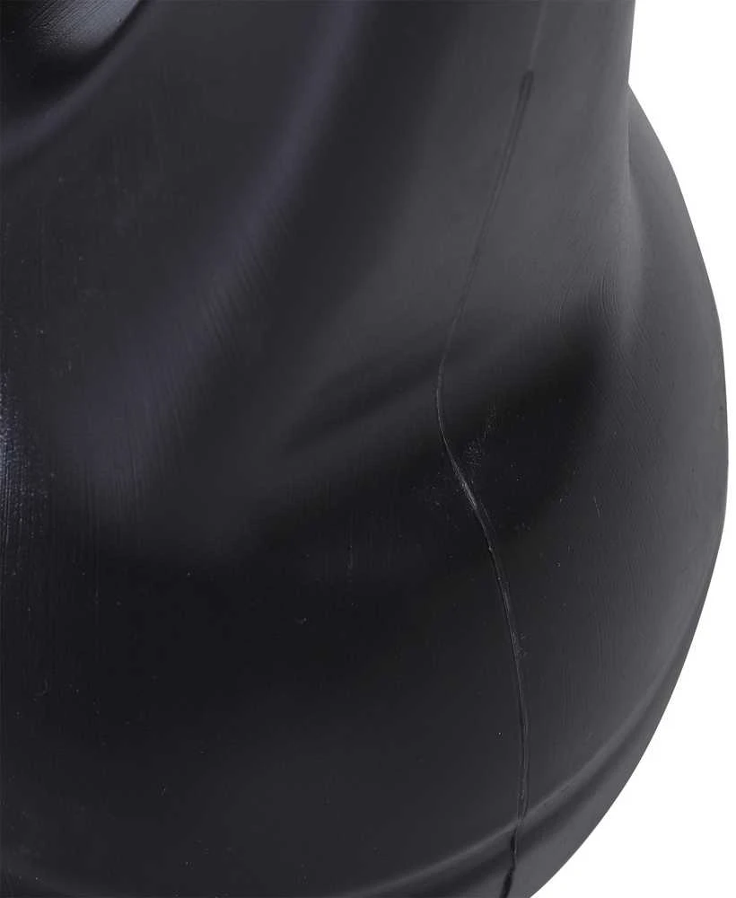 HOMCOM virdulinis svarmuo (kettlebell) 8kg, užpildytas smėliu, pradedantiesiems, juodas