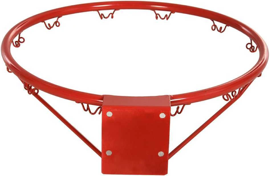 HOMCOM krepšinio tinklelis, krepšinio lankas su tinkleliu, plieno vamzdis + nailonas, raudona + mėlyna + balta, ø46 cm