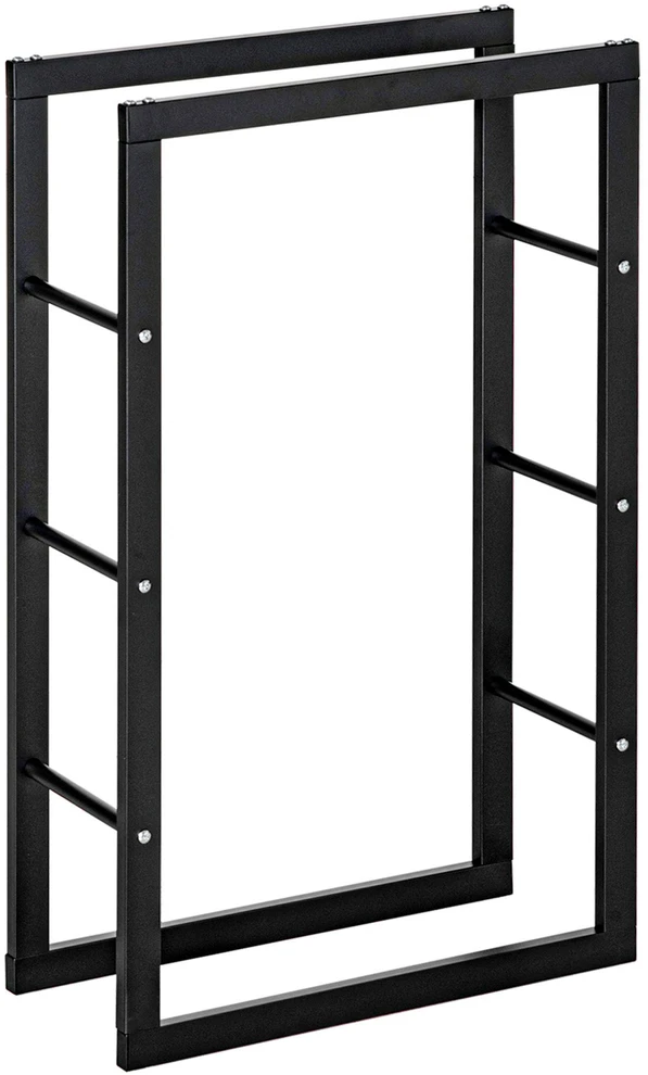 HOMCOM Malkų laikiklis stovas 100 kg - Juodas L60 x W25 x H100 cm