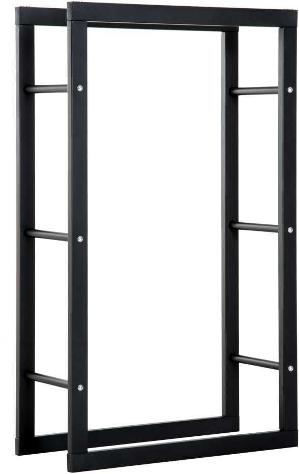 HOMCOM Malkų laikiklis stovas 100 kg - Juodas L60 x W25 x H100 cm
