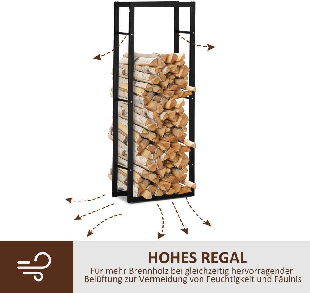 HOMCOM Medinė lentyna Vertikali medinė lentyna 100 kg talpos Metalinė 60 × 25 × 150 cm