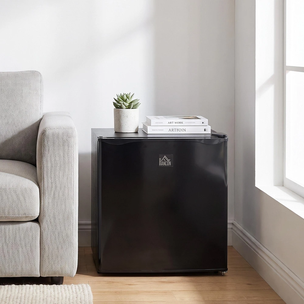 Šaldytuvas HOMCOM mini šaldiklis 35 l, elektrinė laisvai pastatoma šaldymo dėžė, 161 W, nuo -14 iki -24 ℃, 5 temperatūros lygių reguliavimas