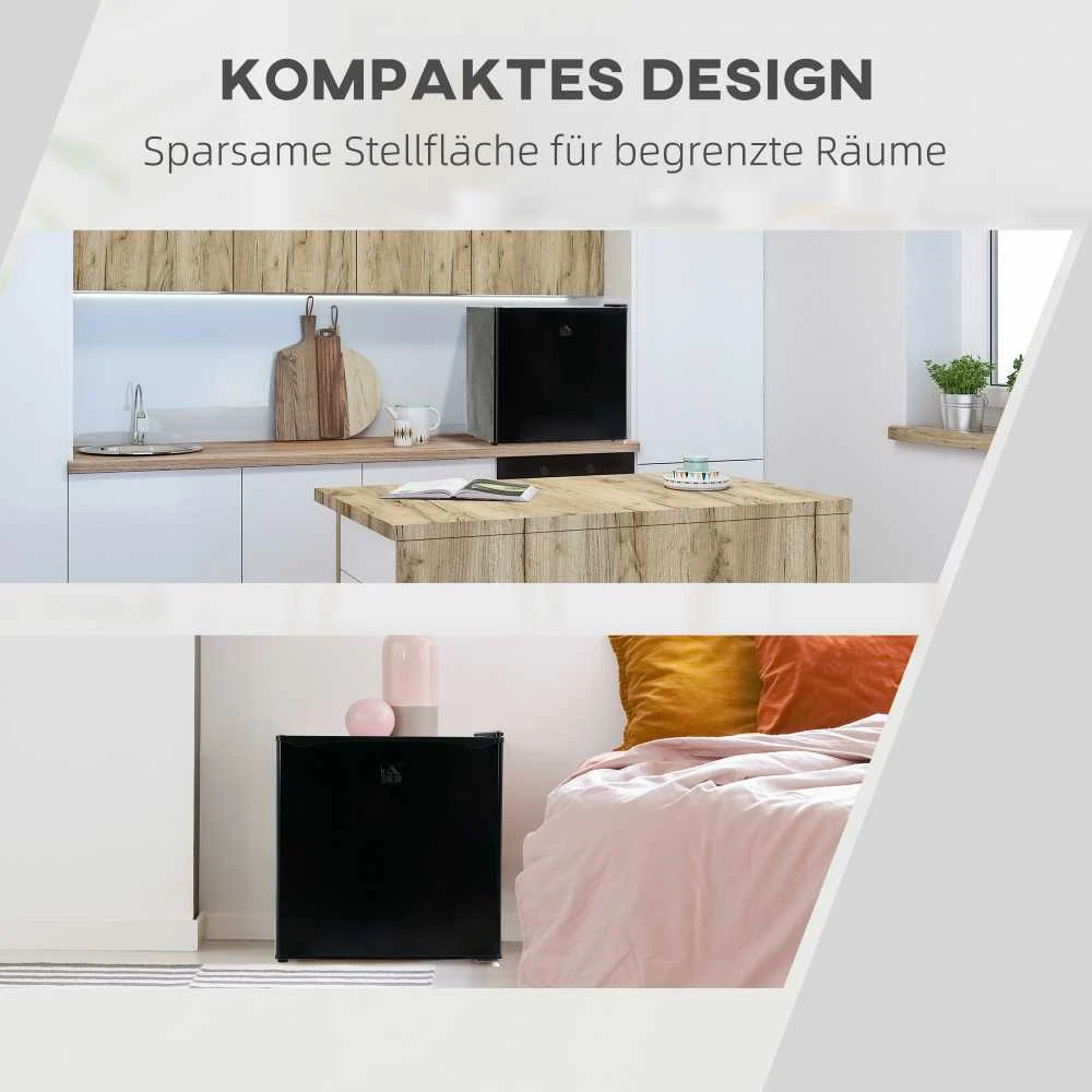 Šaldytuvas HOMCOM mini šaldiklis 35 l, elektrinė laisvai pastatoma šaldymo dėžė, 161 W, nuo -14 iki -24 ℃, 5 temperatūros lygių reguliavimas