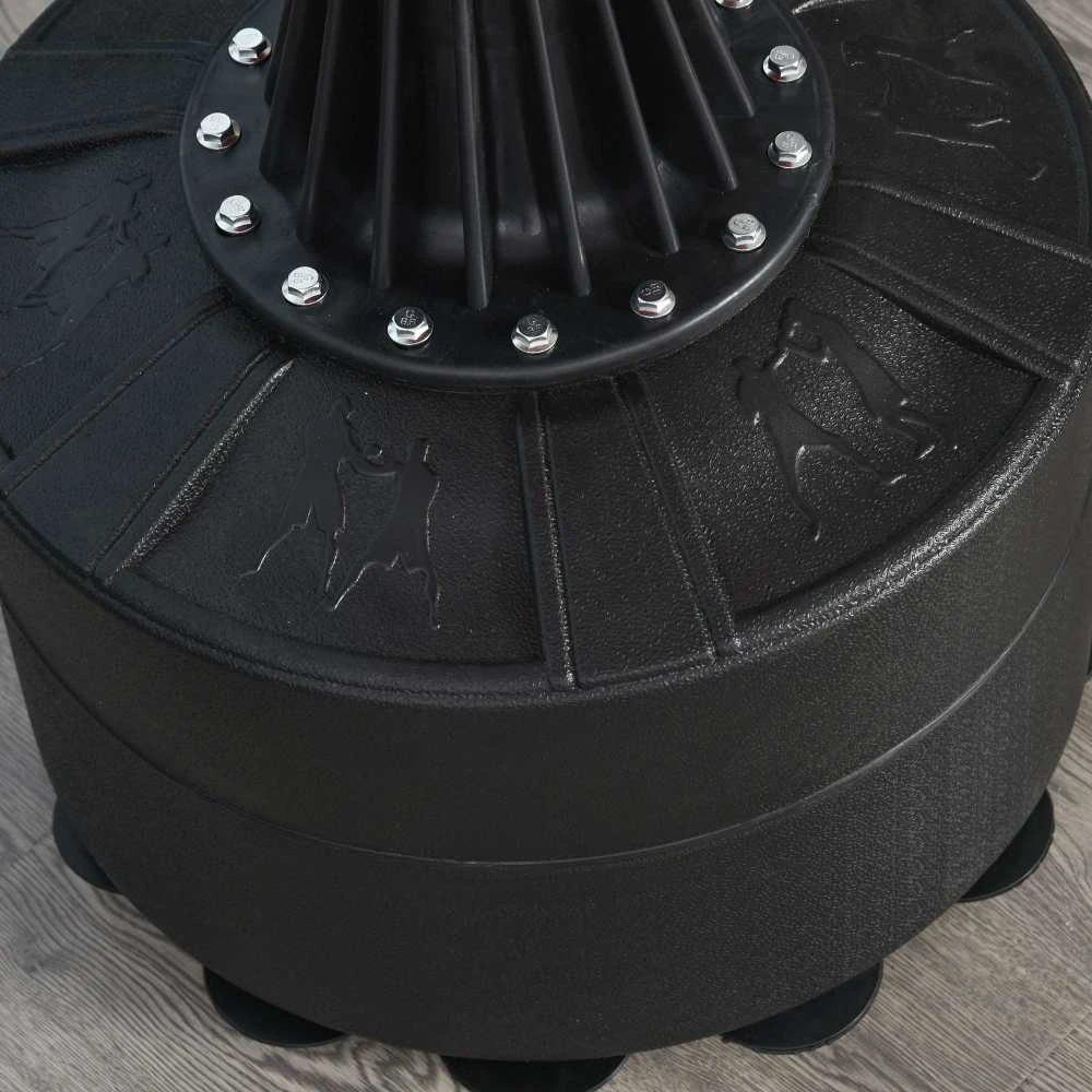 HOMCOM pastatomas bokso maišas, bokso treniruoklis su priedais, bokso asistentas, treniruočių maišas, juodas/raudonas, 88 x 48 x 155-205 cm