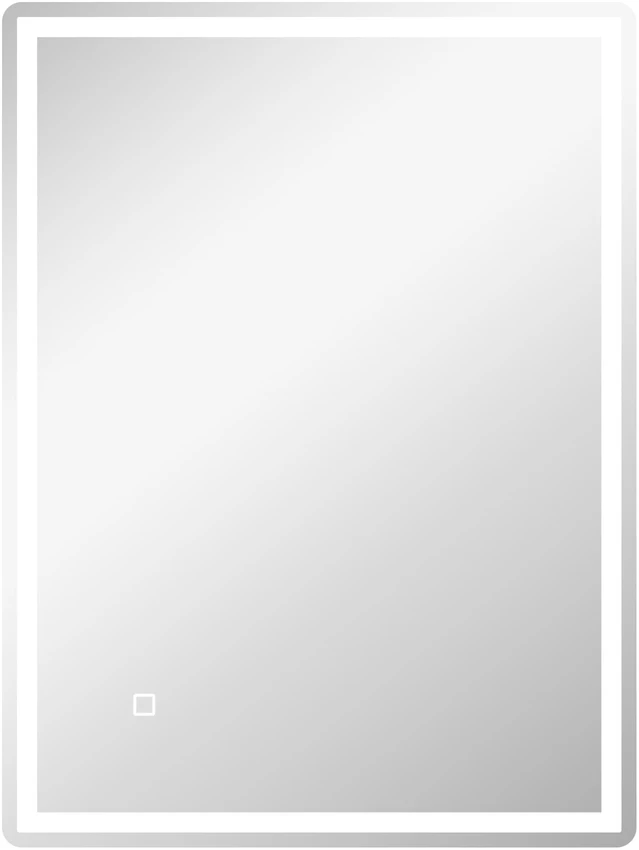 HOMCOM pritemdomas veidrodis su apšvietimu, 80x60 cm, su atminties funkcija ir apsauga nuo rasojimo