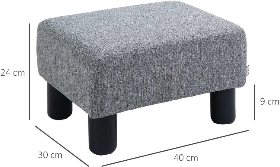 Homcom Pufas, minkšta taburetė iki 150 kg