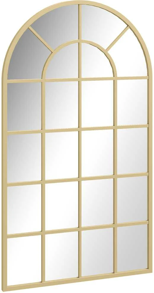 Homcom Sieninis veidrodis spintos veidrodis 110 x 62 cm aukso spalvos