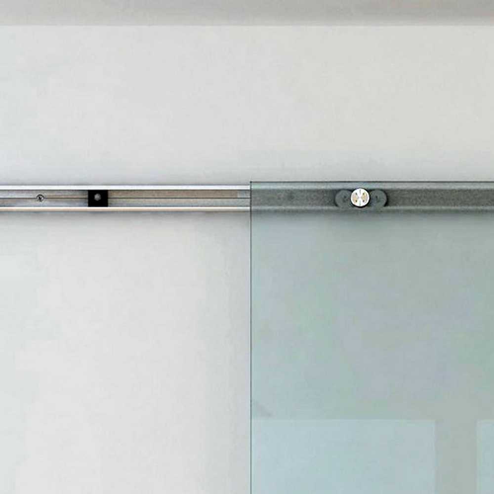 HOMCOM stiklinės stumdomos durys, matinio stiklo, 775/900/1025x2050 mm