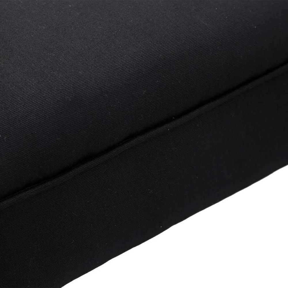 HOMCOM minkštasuolis miegamajam, lovos suoliukas, suoliukas su paminkštinimu, juodas, MDF ir putplastis, 102x31x51 cm