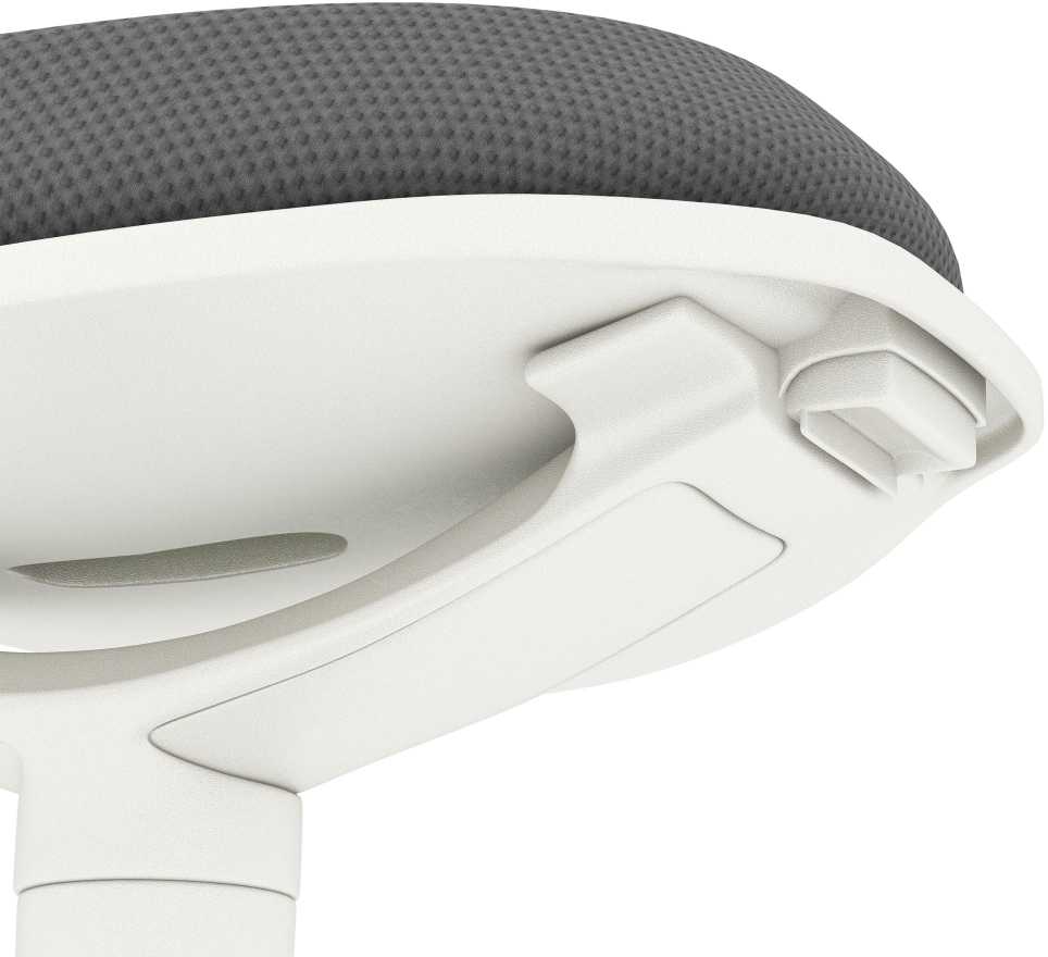 HOMCOM taburetė, ergonomiška biuro taburetė, 56,5-71,5 cm reguliuojamo aukščio darbo taburetė, pasukama kėdė biurui, kabinetui, tinklinė, pilka