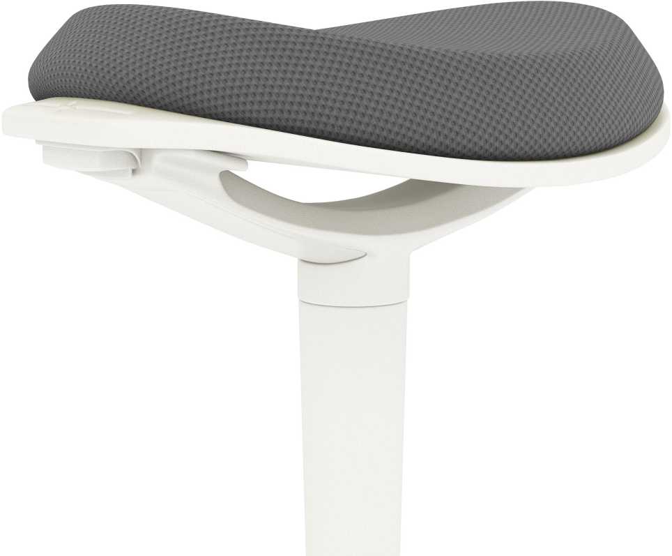 HOMCOM taburetė, ergonomiška biuro taburetė, 56,5-71,5 cm reguliuojamo aukščio darbo taburetė, pasukama kėdė biurui, kabinetui, tinklinė, pilka