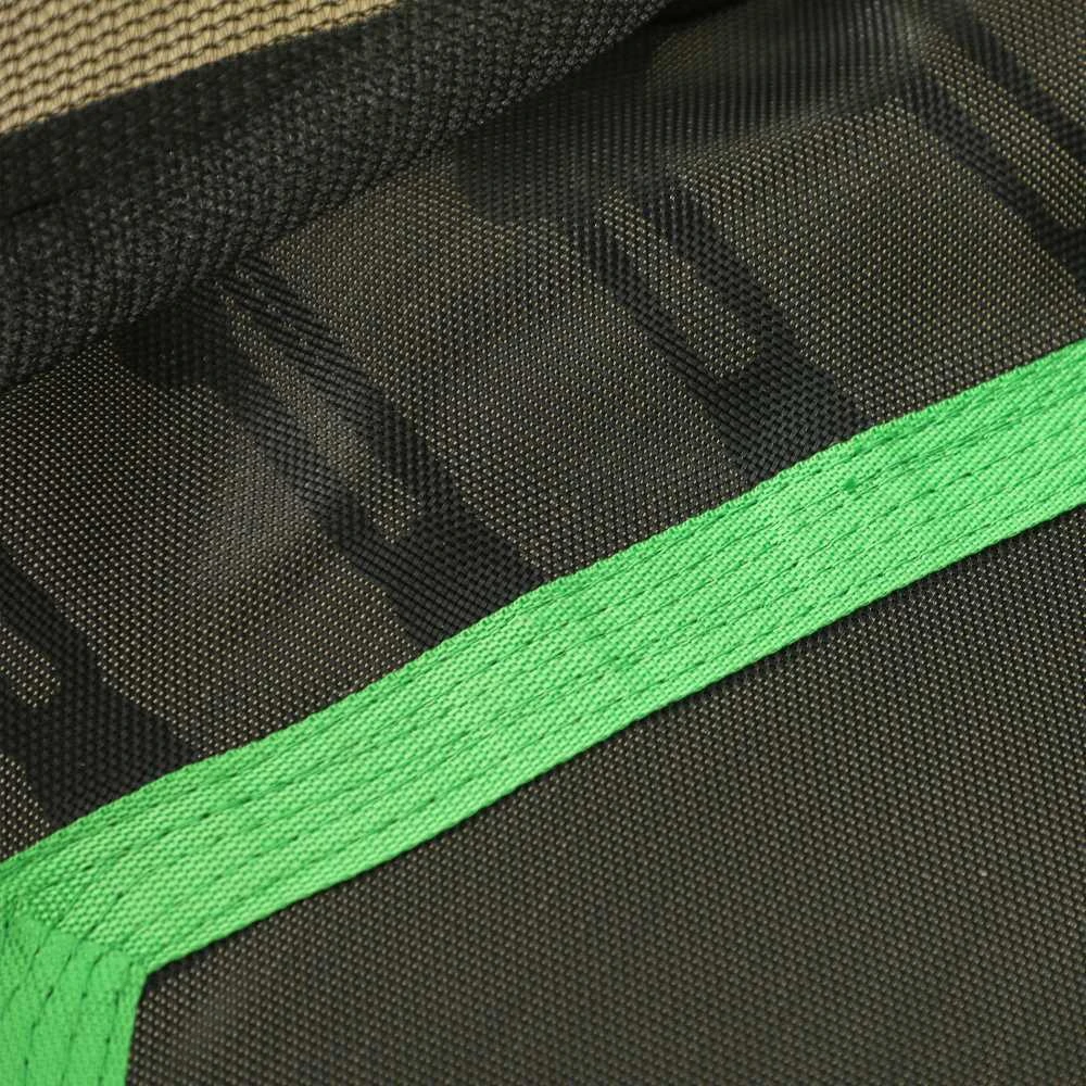 HOMCOM vaikiškas batutas Ø163,5 cm, vidaus batutas su apsauginiu tinklu, kraštų danga, guminėmis virvėmis, vaikiškas batutas iki 50 kg, 3-10 metų vaikams, žalias
