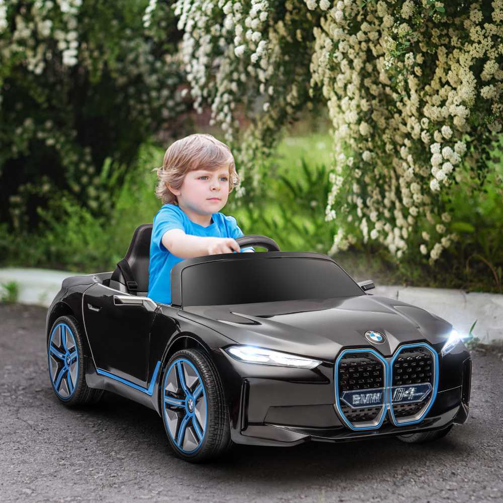 HOMCOM vaikų elektrinio automobilio nuotolinio valdymo žibintai MP3 grotuvas 3-5 km/val