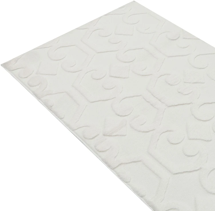 Kilimas Beliani GANNETT balkšvas, 80 × 300 cm