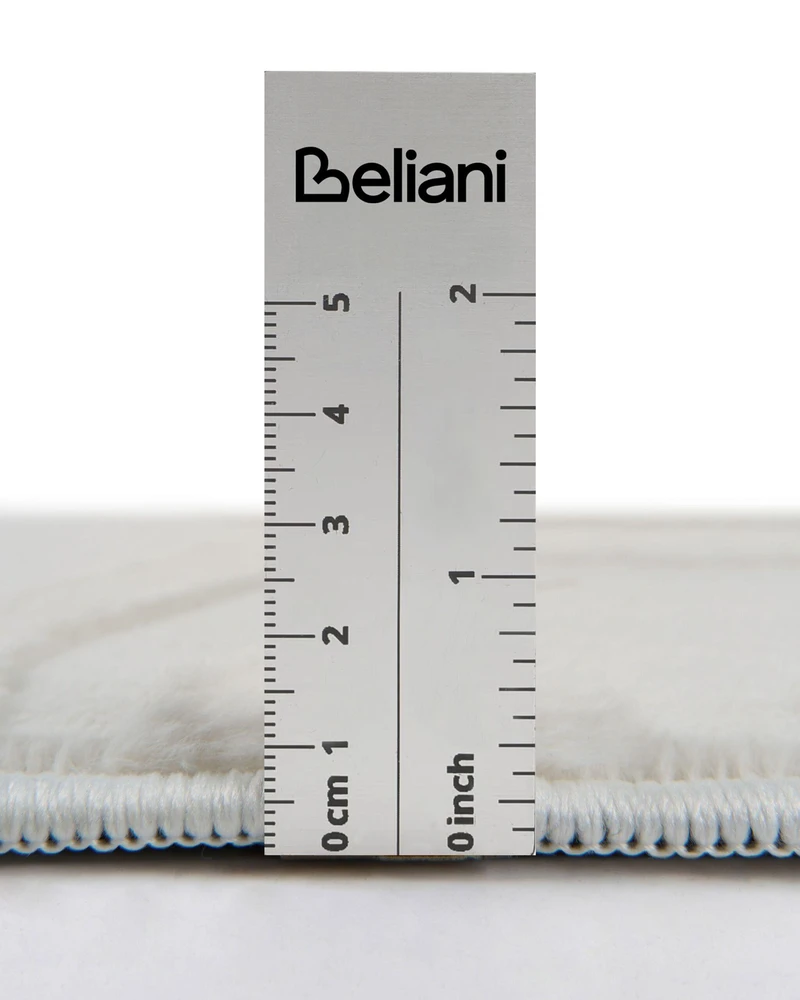 Kilimas Beliani GANNETT balkšvas, 80 × 300 cm
