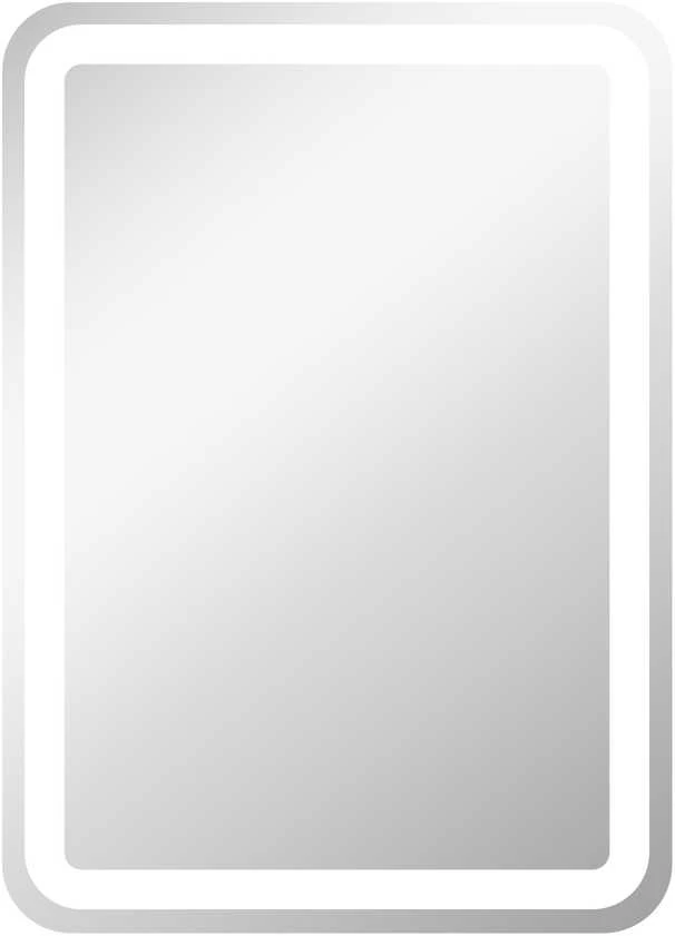Homcom kleankin vonios veidrodis, 50 x 70 cm LED vonios veidrodis su 3 šviesos spalvomis, sieninis veidrodis su jutikliniu jungikliu, atminties funkcija, apšviečiamas veidrodis su apsauga nuo rasojimo, IP44