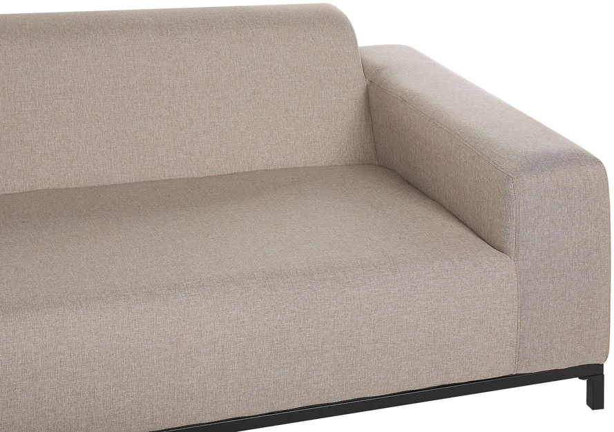 Beliani 2 vietų sodo sofa ROVIGO smėlio spalvos