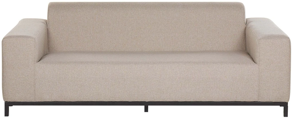 Beliani 2 vietų sodo sofa ROVIGO smėlio spalvos