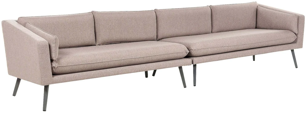 Beliani 4 vietų sodo sofa LORETELLO smėlio spalvos