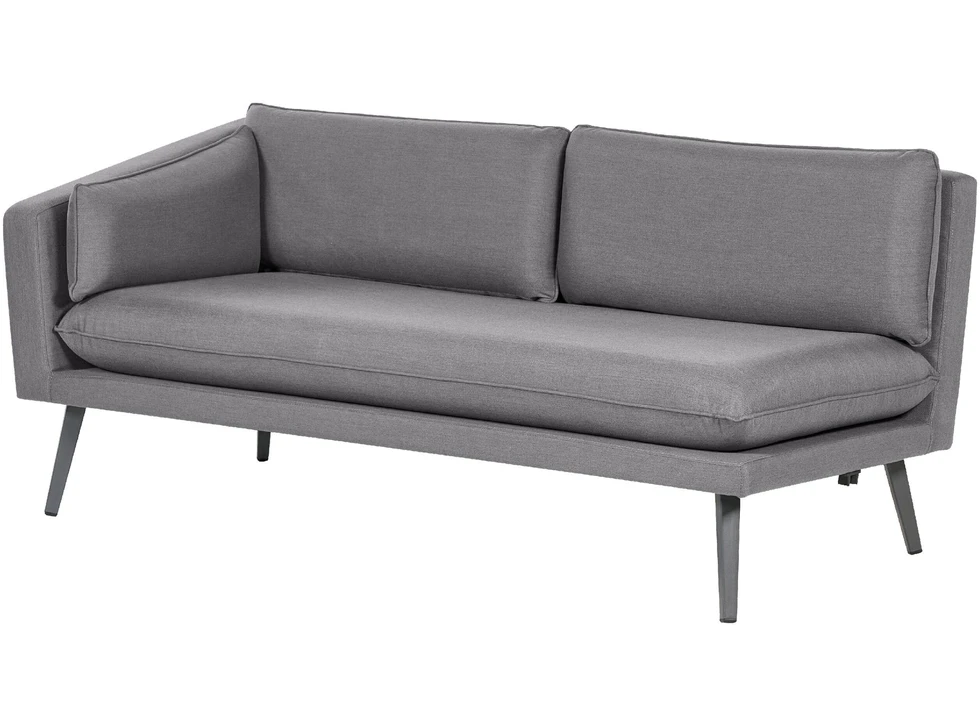 Lauko baldų komplektas Beliani 4 vietų sodo sofa LORETELLO pilka