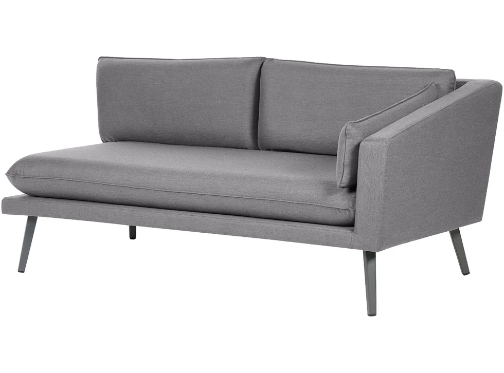 Lauko baldų komplektas Beliani 4 vietų sodo sofa LORETELLO pilka
