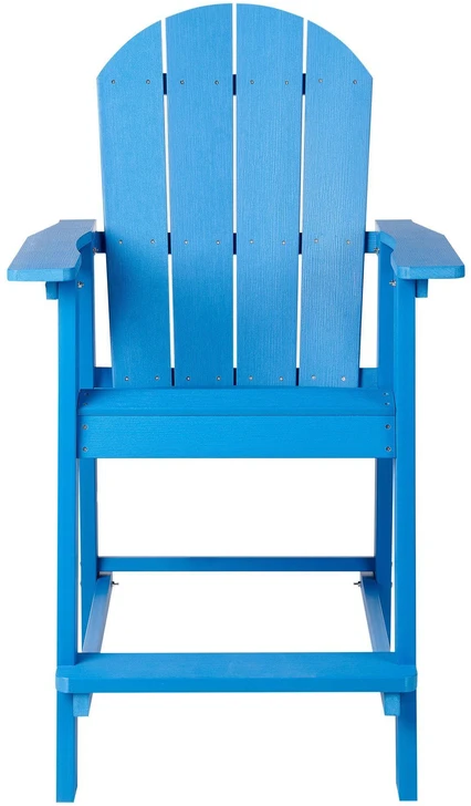 Lauko baldų komplektas Beliani ADIRONDACK balkono baldų komplektas, mėlynas