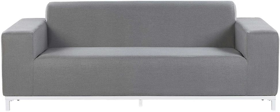 Beliani Dvivietė sodo sofa ROVIGO Pilka
