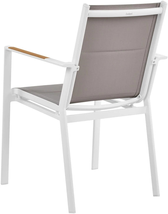 Lauko baldų komplektas Beliani Sodo baldų komplektas 4 asmenims MALETTO/BUSSETO pilkas metalinis