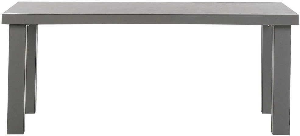Beliani Sodo baldų komplektas su suolais ir kėdėmis 6 asmenims TARANTO, pilkas betonas