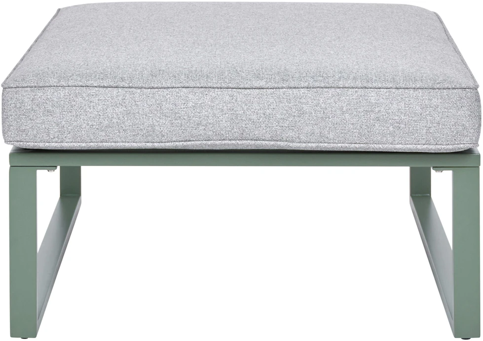 Lauko baldų komplektas Beliani Sodo kampinė sofa su staliuku 3 asmenims OLANG žalia