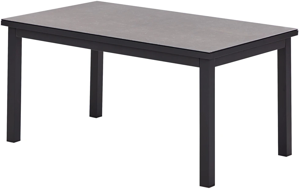 Lauko baldų komplektas Beliani Sodo kampinė sofa su staliuku 5 asmenims MESSINA kairinė žalia metalinė