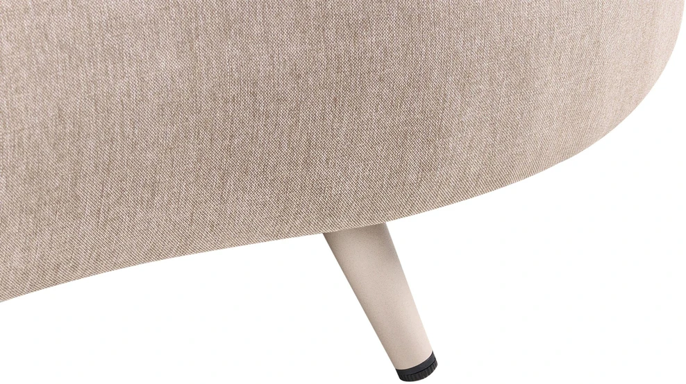 Lauko baldų komplektas Beliani Sodo sofa 3 vietų PARORI kairinė smėlio spalvos