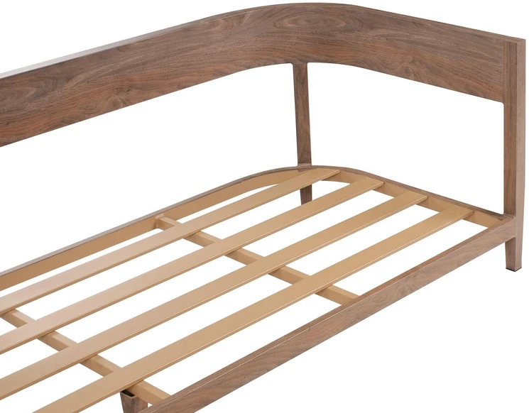 Lauko baldų komplektas Beliani Sodo sofa su staliuku 2 asmenims SAMPIERI ruda metalinė