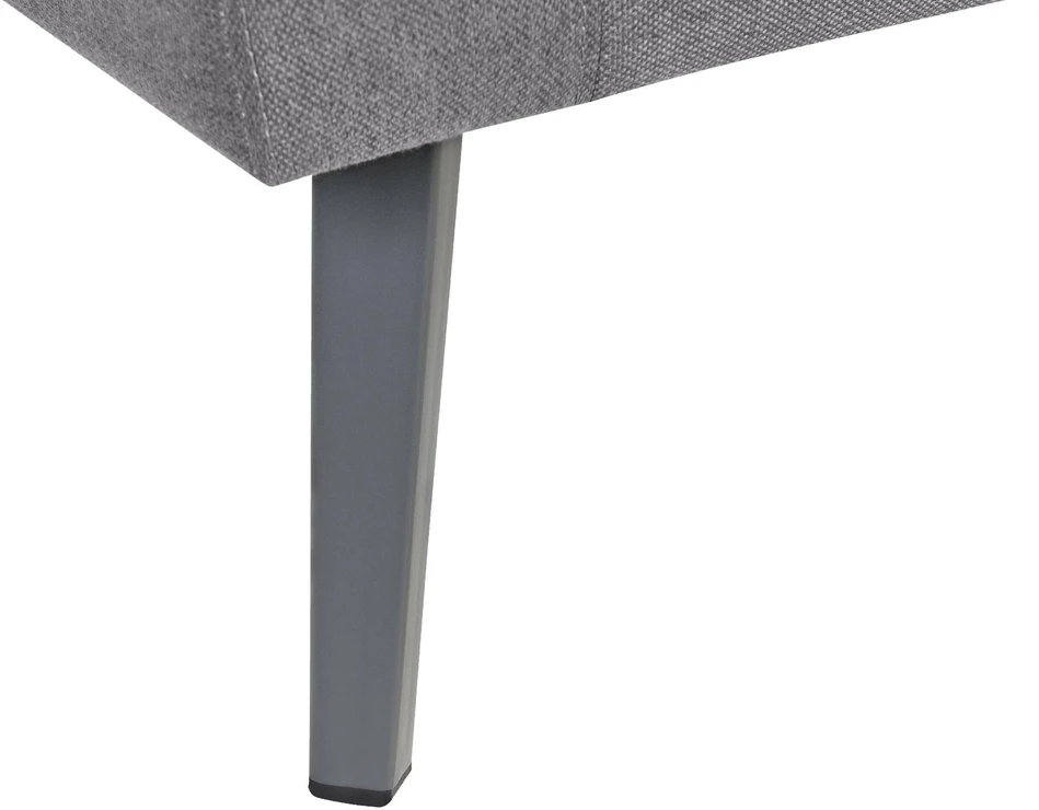 Beliani Sodo sofa 3 asmenims LORETELLO dešininė pilka