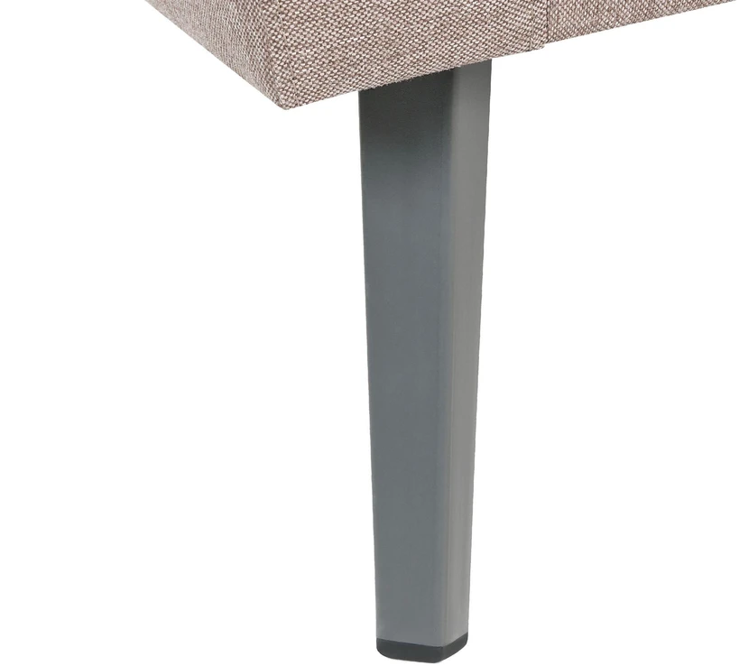 Lauko baldų komplektas Beliani Sodo sofa LORETELLO 3 asmenims kairinė, smėlio spalvos